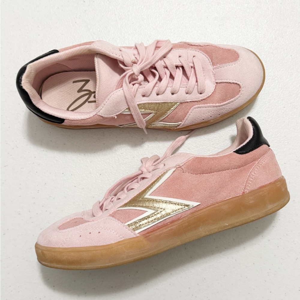Zodiac Sonsa Pink Lightning Bolt Sneakers